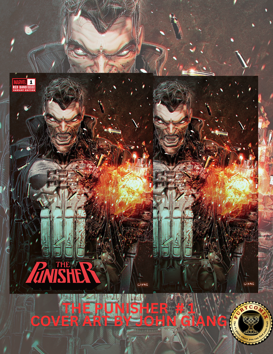 PUNISHER RED BAND  1 JOHN GIANG EXCLUSIVE SET - FURYCOMIX