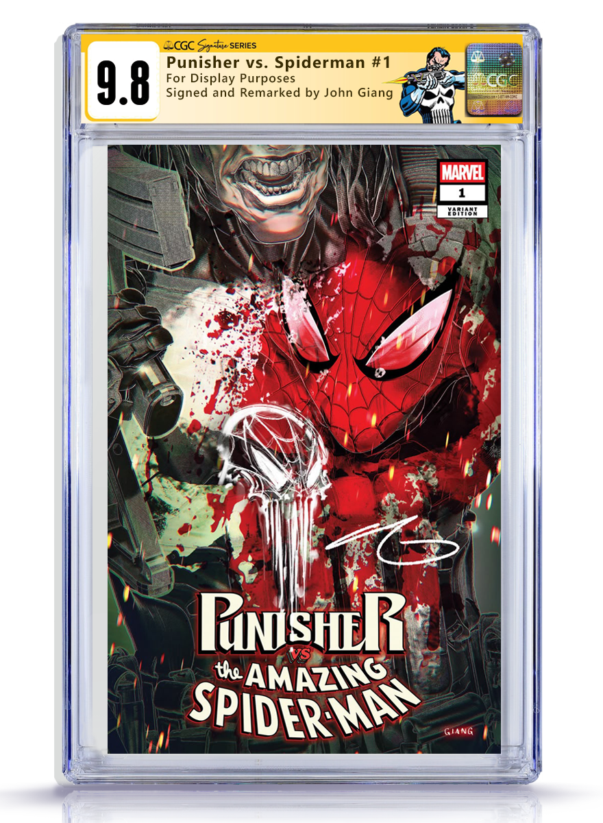 Punisher vs. Spider-Man 1 John Giang SDCC Exclusive - FURYCOMIX