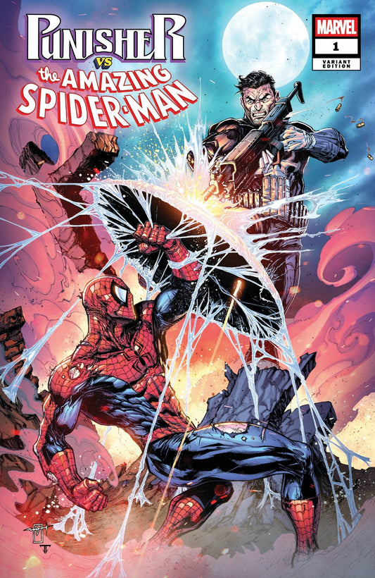 PUNISHER VS SPIDER-MAN  1 JONATHAN URIBE TRADE DRESS SDCC EXCLUSIVE - FURYCOMIX