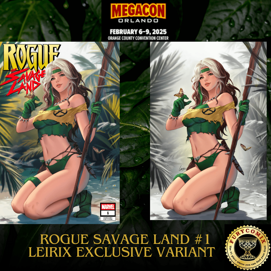 ROGUE SAVAGE LAND # 1 2 - PACK MEGACON LERIX EXCLUSIVE VARIANT - FURYCOMIX