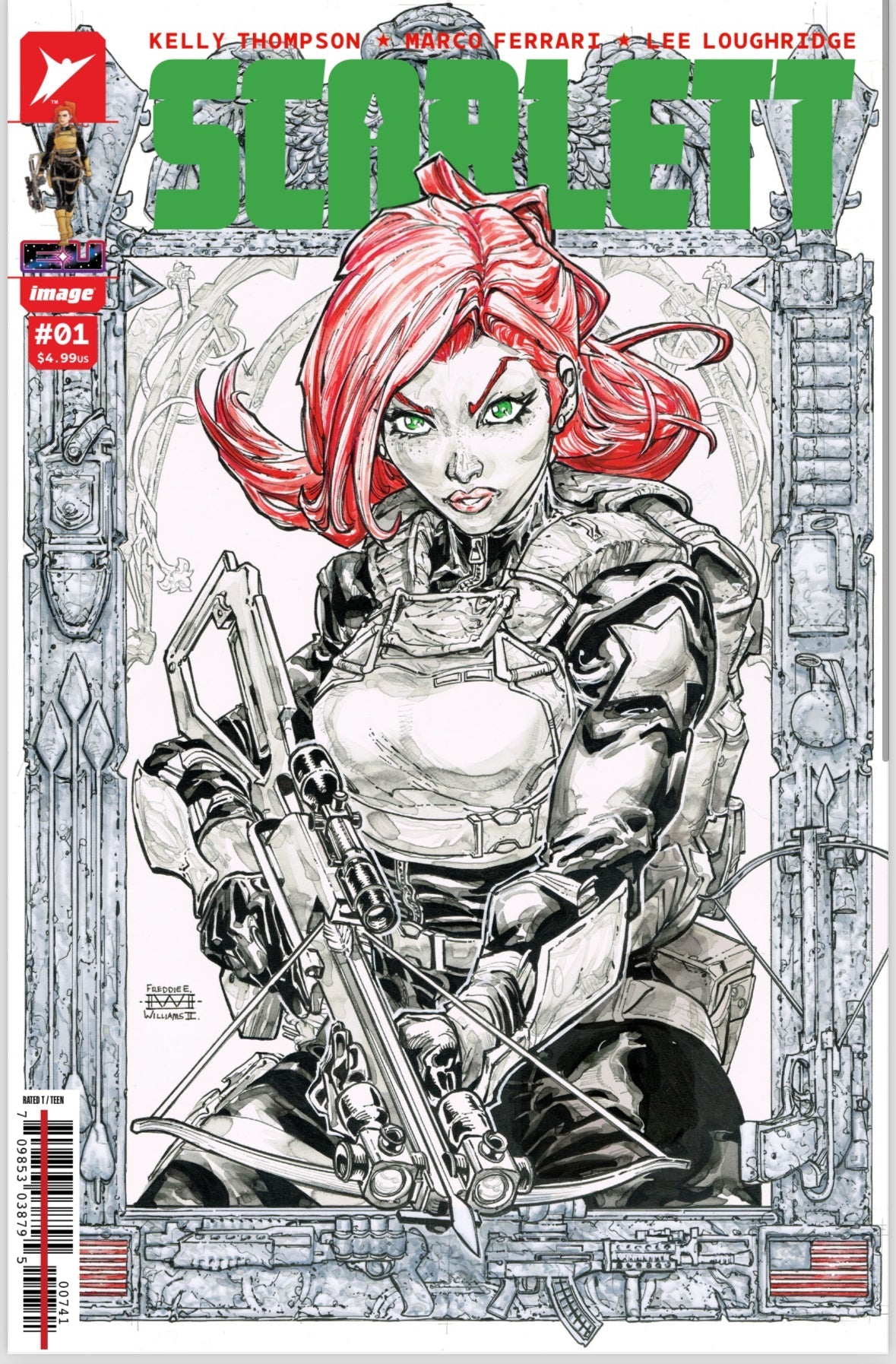 SCARLETT 1 AND DESTRO 1 (Energon universe) (2 BOOK BUNDLE) FREDDIE WILLIAMS Black Saber Comics Exclusive - FURYCOMIX