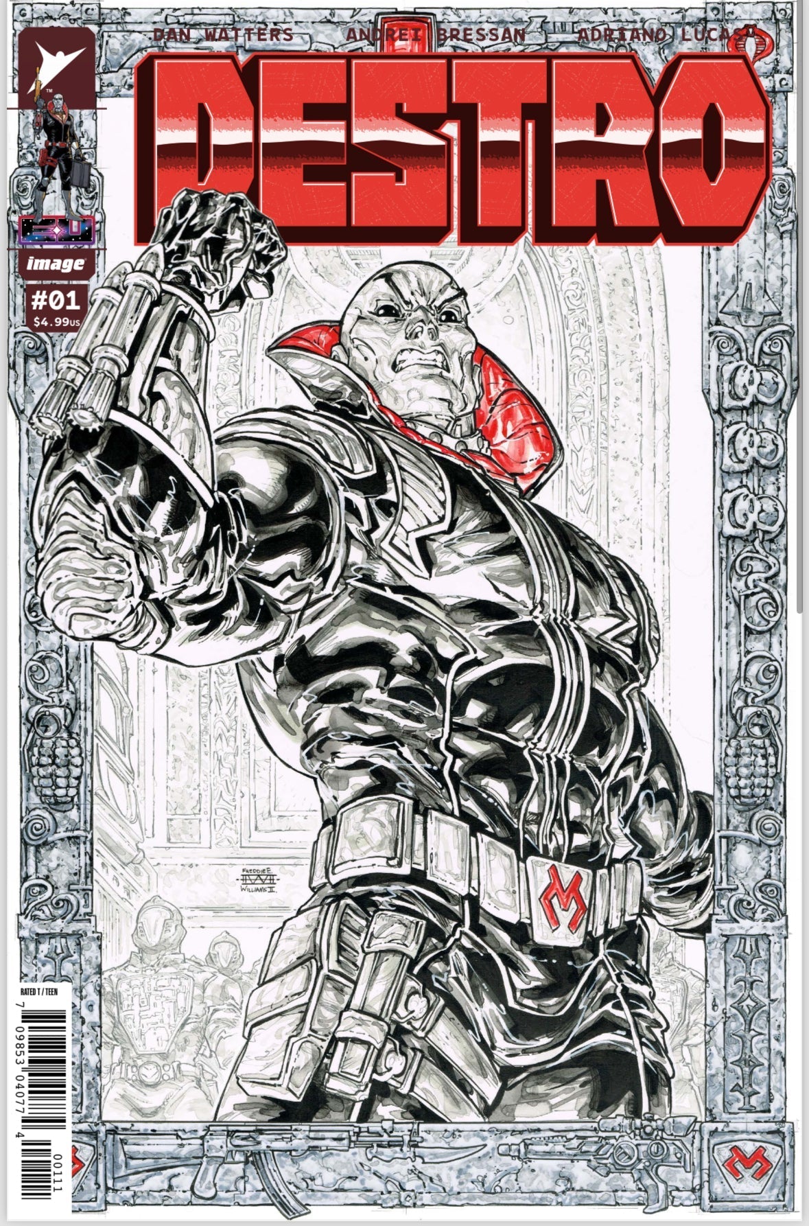 SCARLETT 1 AND DESTRO 1 (Energon universe) (2 BOOK BUNDLE) FREDDIE WILLIAMS Black Saber Comics Exclusive - FURYCOMIX