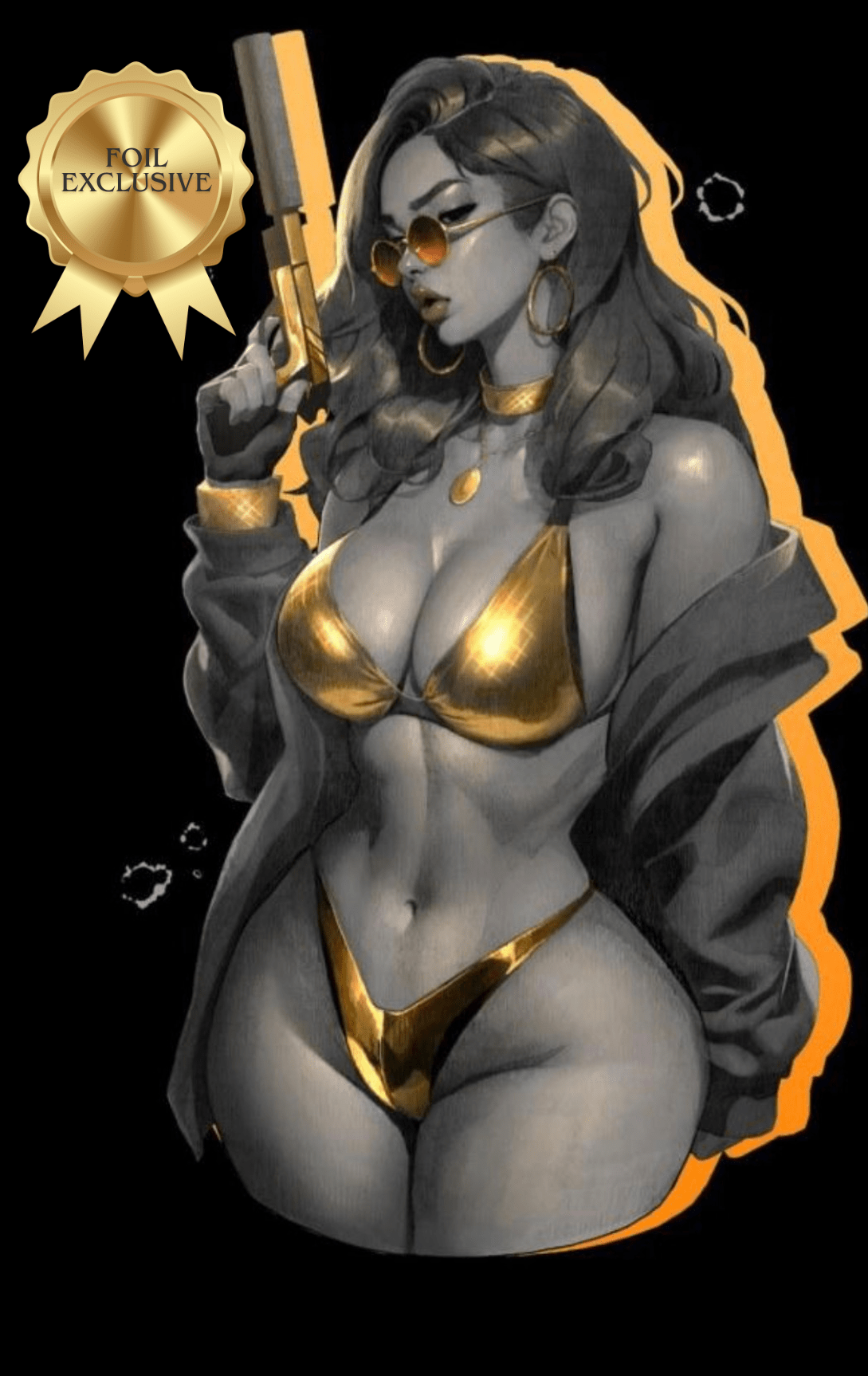 SDCC GUN HONEY DOUBLE DOWN  2 ICKPOT FOIL EXCLUSIVE - FURYCOMIX