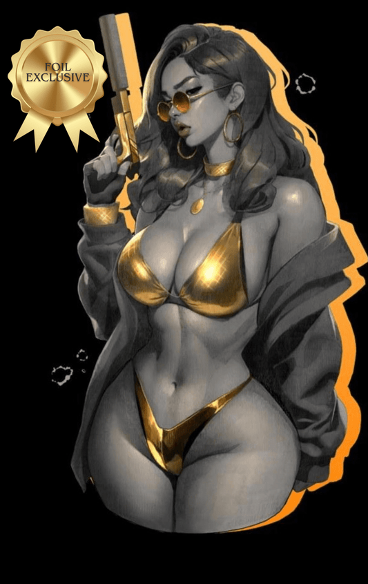 SDCC GUN HONEY DOUBLE DOWN  2 ICKPOT FOIL EXCLUSIVE - FURYCOMIX