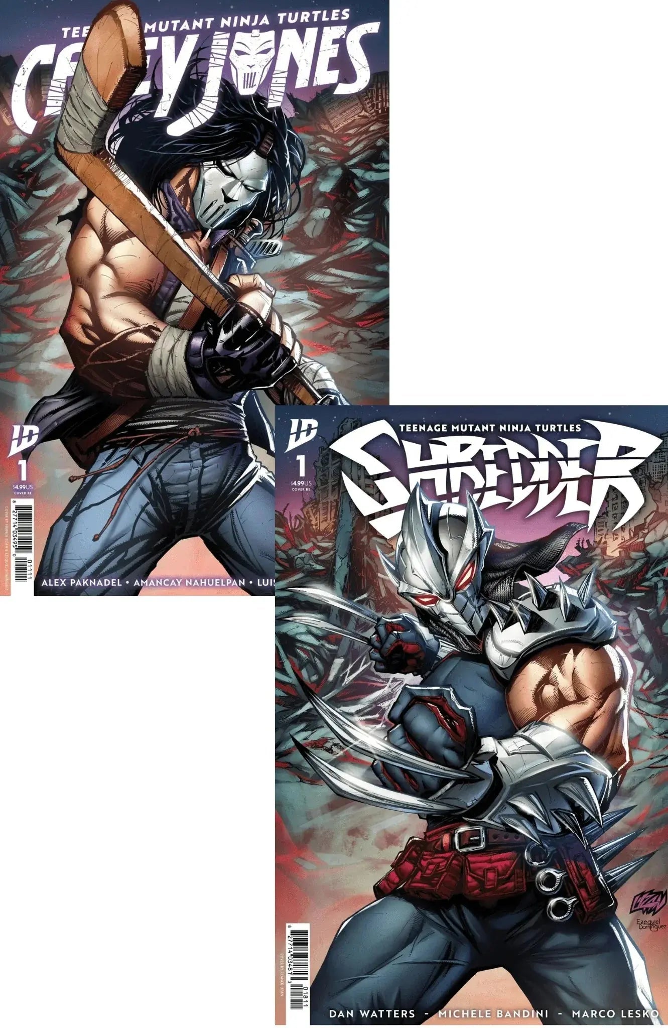 Shredder 1 & Casey Jones 1 ECC Exclusive Franck Uzan Connecting Set - FURYCOMIX