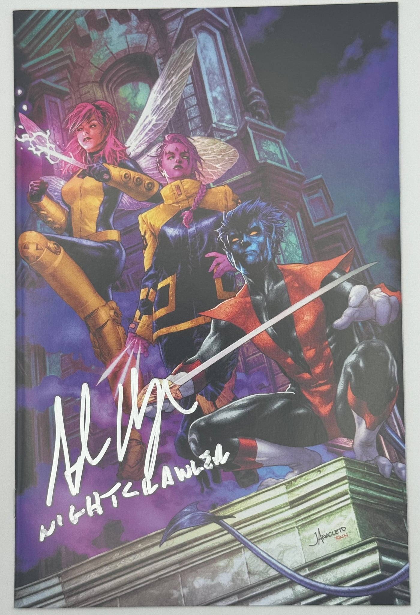 [Signed by Adrian Hough] Way Of X 1 Unknown Comics Jay Anacleto Exclusive Virgin Var [IN STOCK] - FURYCOMIX