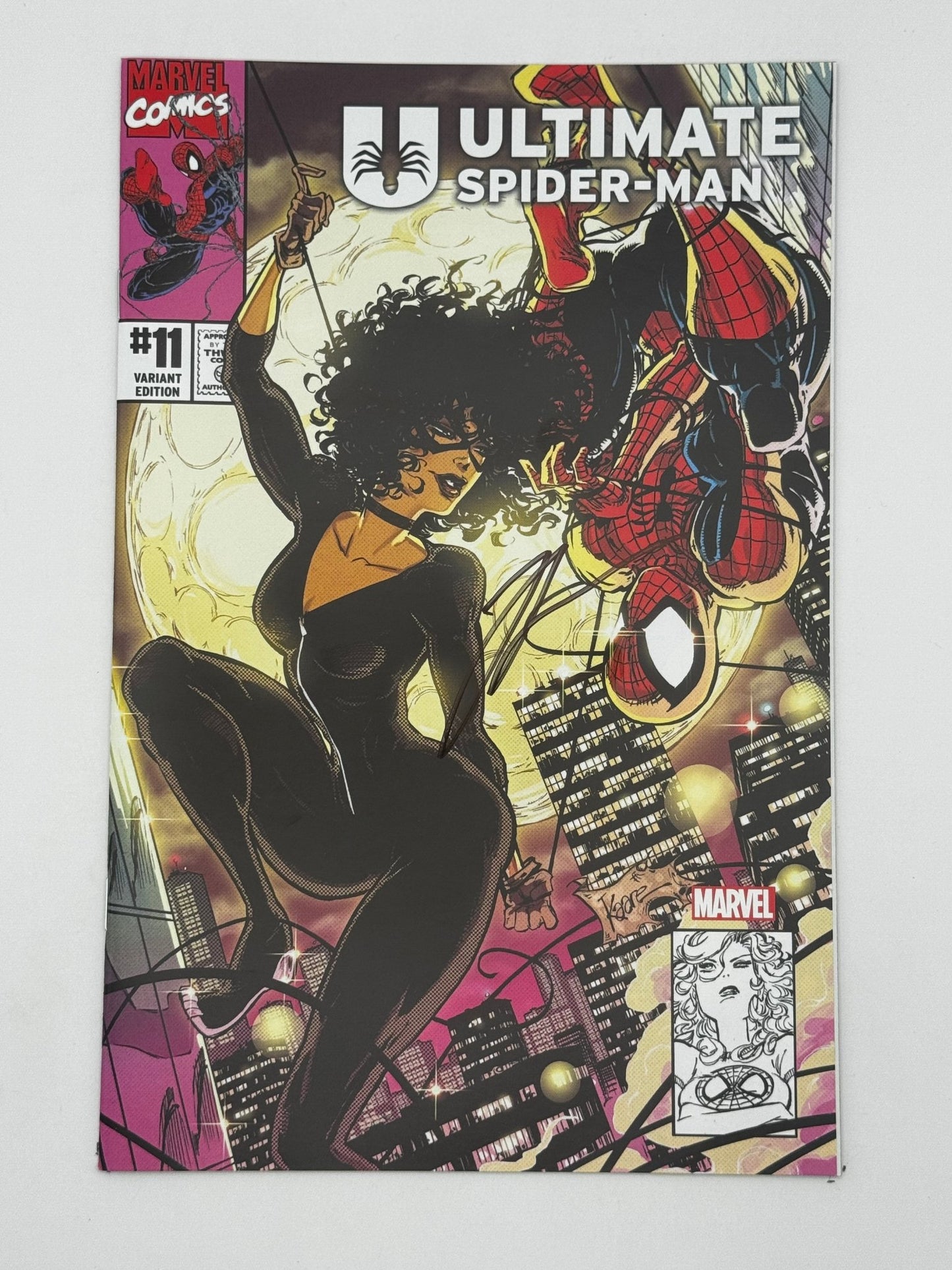 [Signed by Hickman] Ultimate Spider - Man 11 Unknown Comics Andrews Exclusive Var [INST] - FURYCOMIX