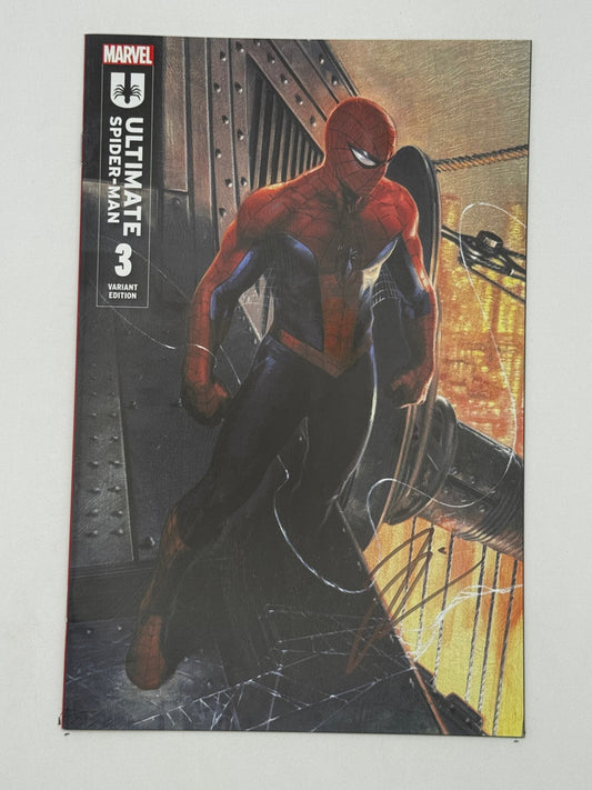 [Signed by Hickman] Ultimate Spider - Man 3 Unknown Comics Dell'Otto Exclusive Var [INST] - FURYCOMIX