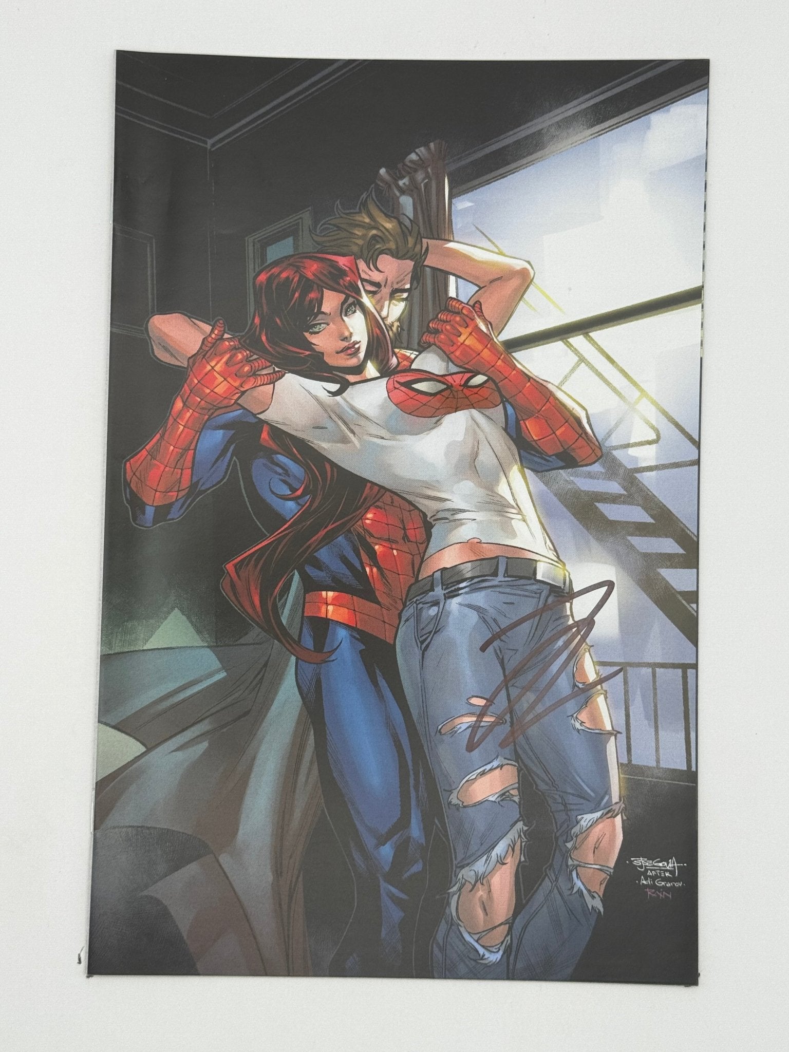 [Signed by Hickman] Ultimate Spider - Man 5 Virgin Unknown Comics Segovia Exclusive Var [INST] - FURYCOMIX