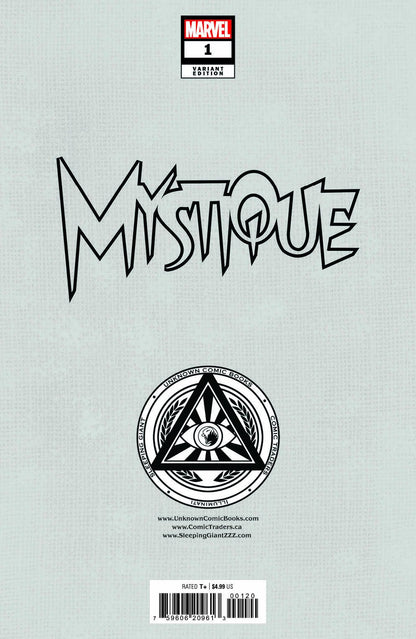 [Signed by Kaare Andrews] MYSTIQUE 1 UNKNOWN COMICS KAARE ANDREWS CONNECTING COVER EXCLUSIVE VAR [IN STOCK] - FURYCOMIX