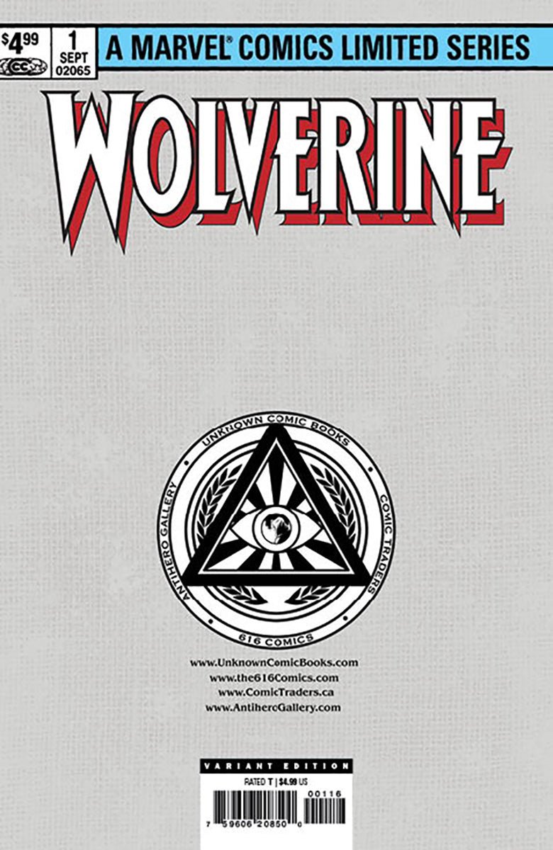 [Signed by Kaare Andrews] WOLVERINE BY CLAREMONT & MILLER 1 FACSIMILE EDITION [NEW PRINTING] UNKNOWN COMICS KAARE ANDREWS EXCLUSIVE VIRGIN VAR [IN STOCK] - FURYCOMIX