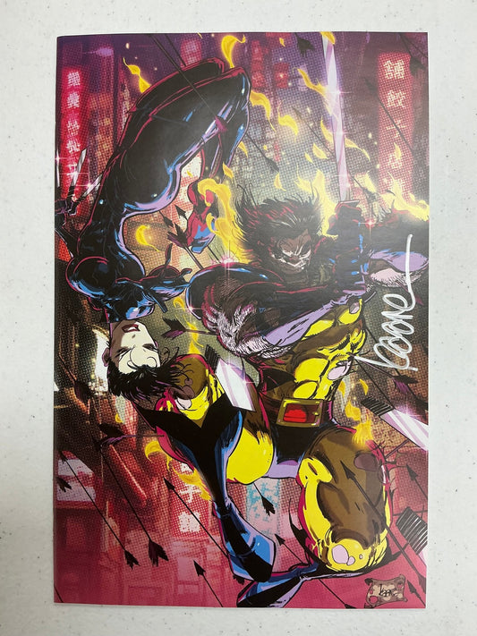 [Signed by Kaare Andrews] WOLVERINE BY CLAREMONT & MILLER 1 FACSIMILE EDITION [NEW PRINTING] UNKNOWN COMICS KAARE ANDREWS EXCLUSIVE VIRGIN VAR [IN STOCK] - FURYCOMIX