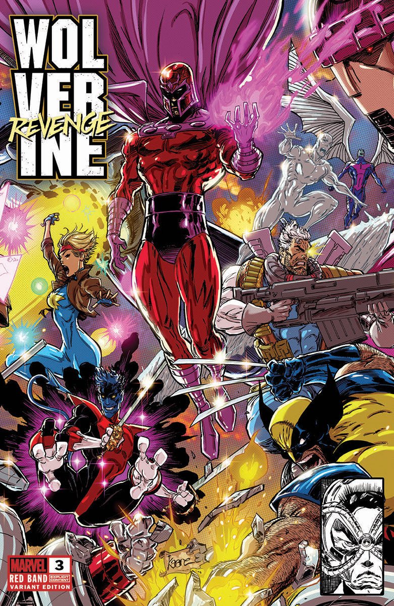 [Signed by Kaare Andrews] WOLVERINE REVENGE 3 RED BAND UNKNOWN COMICS KAARE ANDREWS CONNECTING COVER EXCLUSIVE VAR [POLYBAGGED] EXPLICIT CONTENT [IN STOCK] - FURYCOMIX