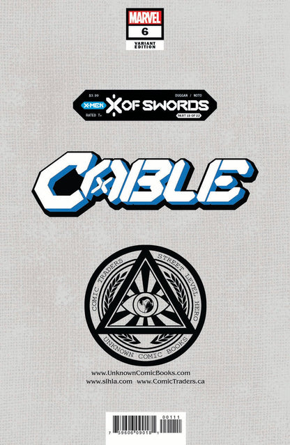 [Signed by Lawerence Bayne] Cable 6 Unknown Comics David Nakayama Exclusive Virgin Var Xos [IN STOCK] - FURYCOMIX
