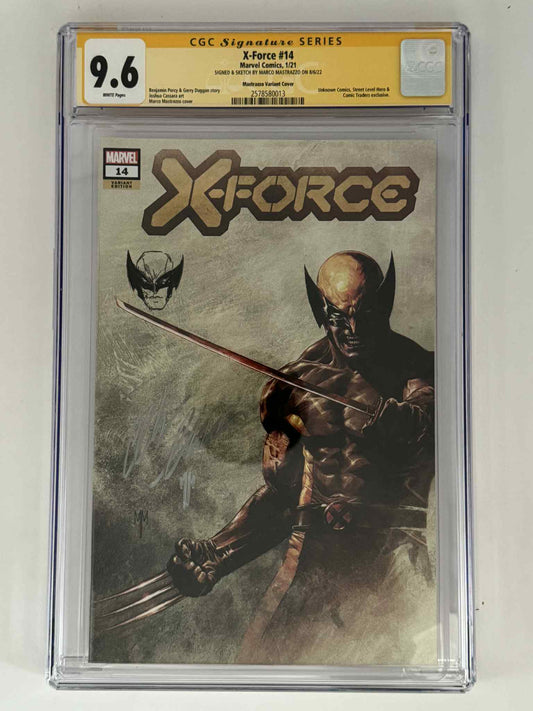 [Signed by Marco Mastrazzo] X - Force 14 CGC 9.8 Yellow Label Exclusive Var - FURYCOMIX