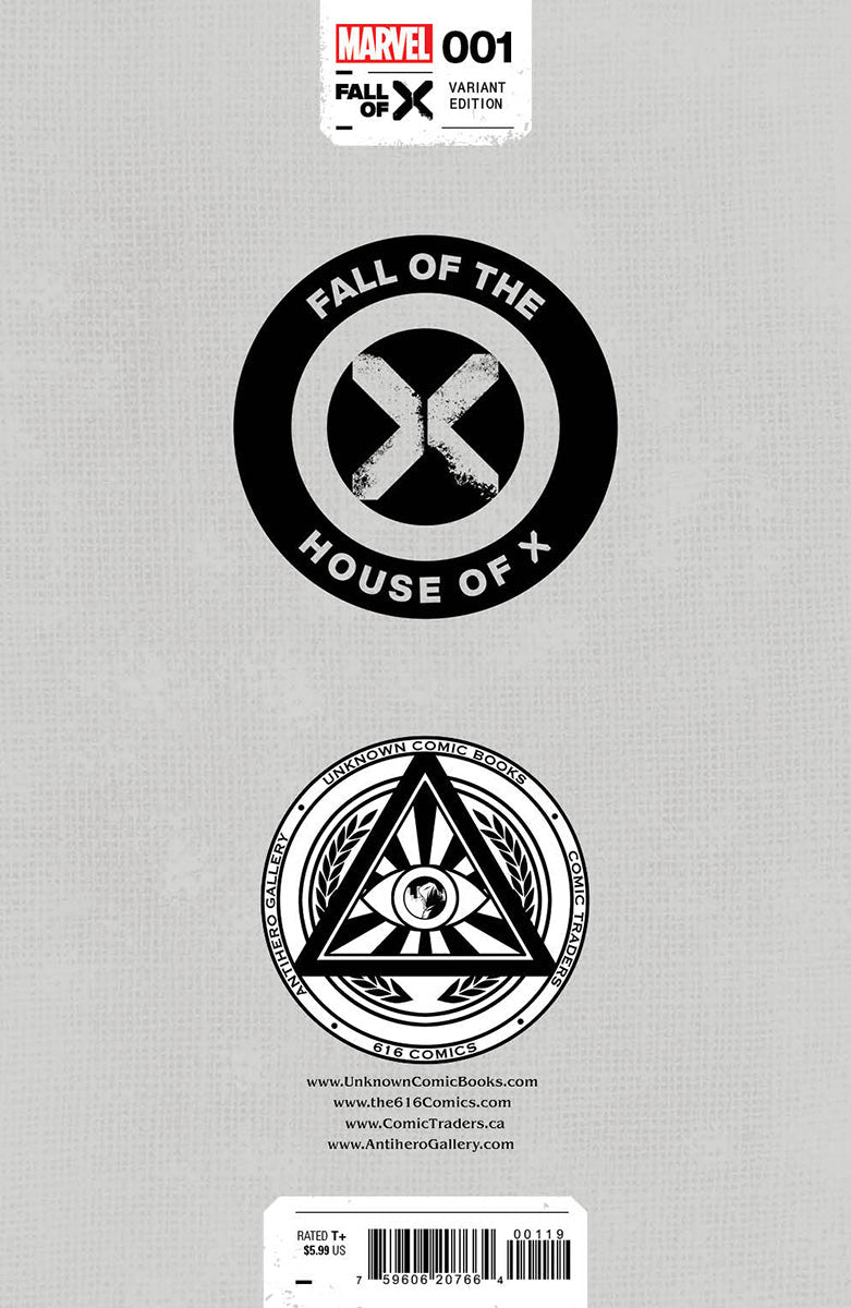 [Signed by Nathan Szerdy] FALL OF THE HOUSE OF X 1 [FHX] UNKNOWN COMICS NATHAN SZERDY EXCLUSIVE VAR [IN STOCK] - FURYCOMIX