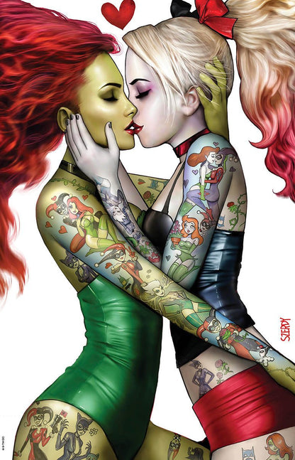[Signed by Nathan Szerdy] HARLEY QUINN 31 NATHAN SZERDY (616) EXCLUSIVE IVY TATTOO VIRGIN VAR [IN STOCK] - FURYCOMIX