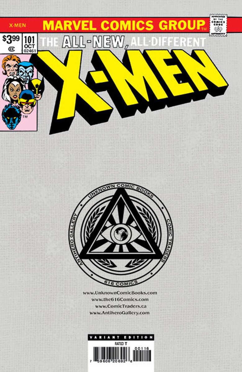 [Signed by Nathan Szerdy] X - MEN 101 FACSIMILE EDITION UNKNOWN COMICS NATHAN SZERDY EXCLUSIVE RED VIRGIN CONVENTION VAR [IN STOCK] - FURYCOMIX