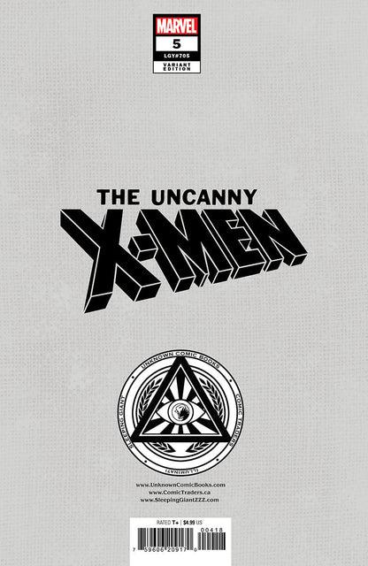 [Signed by Tyler Kirkham] UNCANNY X - MEN 5 Kirkham Unknown Tyler Kirkham Exclusive Var - FURYCOMIX