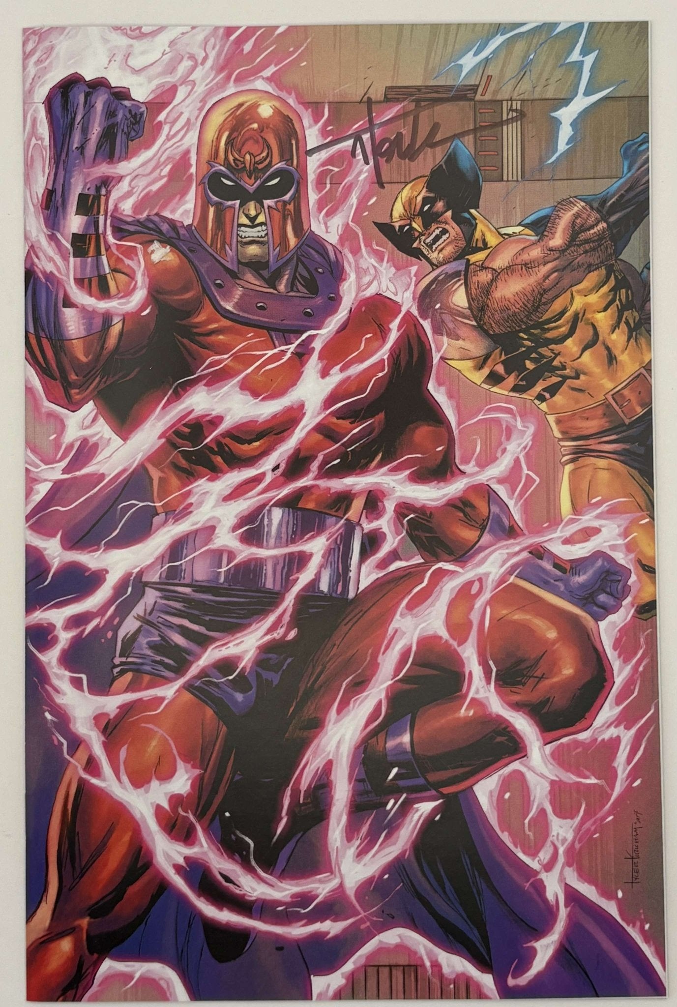 [Signed by Tyler Kirkham] WOLVERINE 2 Unknown Tyler Kirkham Connecting Cover Excl Virgin Var - FURYCOMIX
