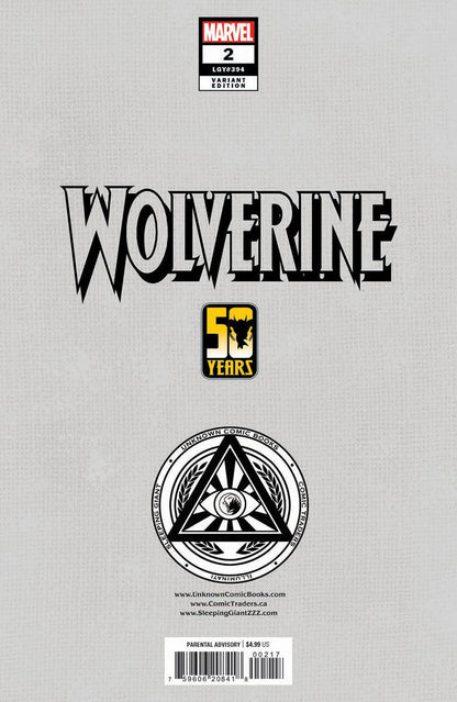 [Signed by Tyler Kirkham] WOLVERINE 2 Unknown Tyler Kirkham Connecting Cover Excl Virgin Var - FURYCOMIX