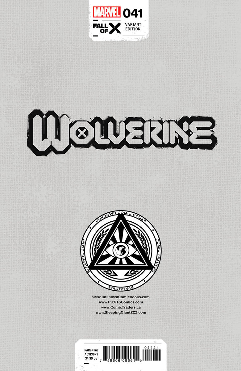 [Signed by Tyler Kirkham] WOLVERINE 41 Kirkham Unknown EXCL - FURYCOMIX