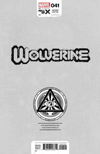 [Signed by Tyler Kirkham] WOLVERINE 41 Kirkham Unknown EXCL - FURYCOMIX