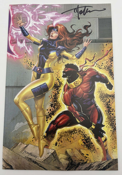 [Signed by Tyler Kirkham] X - Men 9 Unknown Comics Tyler Kirkham Exclusive Virgin Var [IN STOCK] - FURYCOMIX