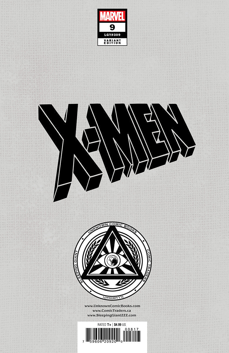 [Signed by Tyler Kirkham] X - Men 9 Unknown Comics Tyler Kirkham Exclusive Virgin Var [IN STOCK] - FURYCOMIX
