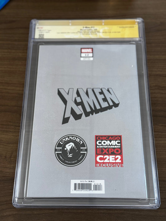 [SIGNED CGC 9.8 YELLOW LABLE] [16 TIMES SIGNED] X - Men 12 Unknown Comic Tyler Kirkham C2E2 2025 Exclusive Var [IN STOCK] - FURYCOMIX