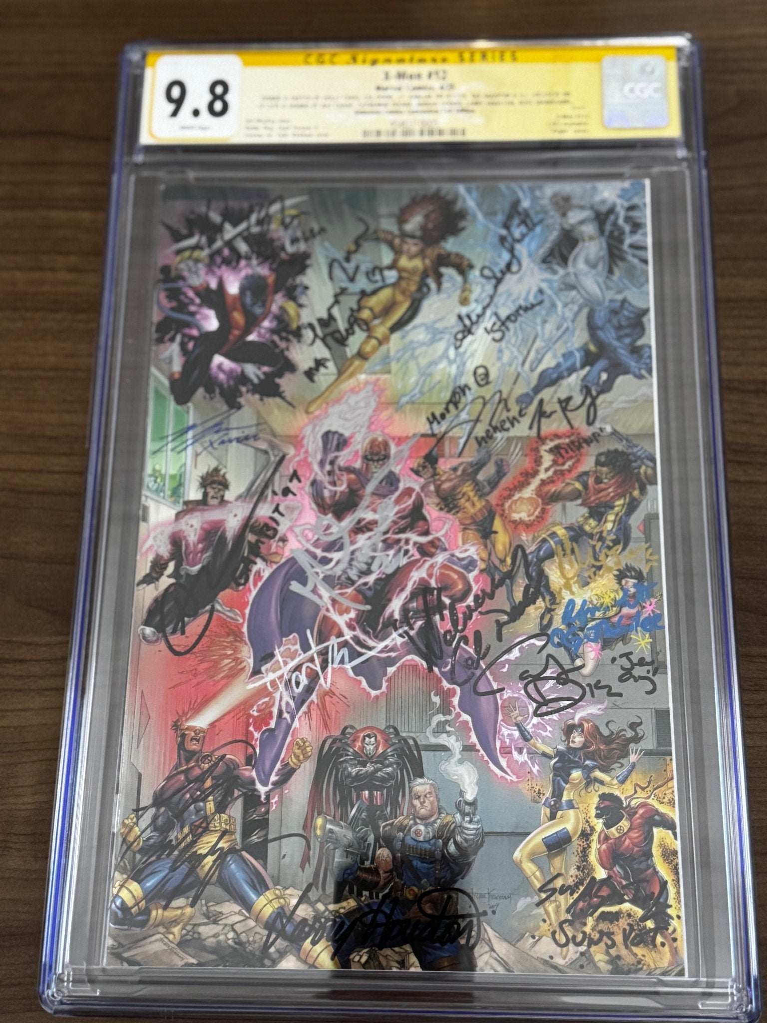 [SIGNED CGC 9.8 YELLOW LABLE] [16 TIMES SIGNED] X - Men 12 Unknown Comic Tyler Kirkham C2E2 2025 Exclusive Var [IN STOCK] - FURYCOMIX
