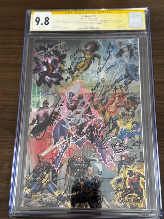 [SIGNED CGC 9.8 YELLOW LABLE] [16 TIMES SIGNED] X - Men 12 Unknown Comic Tyler Kirkham C2E2 2025 Exclusive Var [IN STOCK] - FURYCOMIX