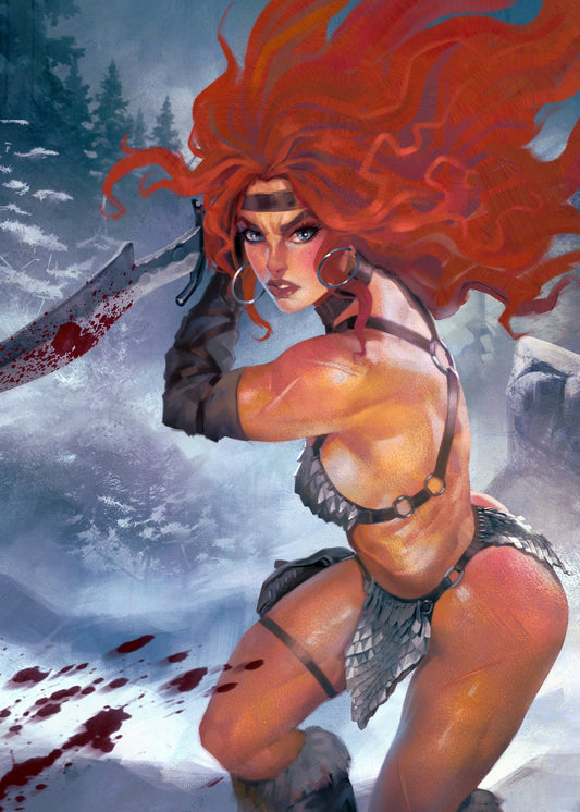 Sonja Reborn #4 ARMAN AKOPIAN Big Dex Comics Virgin Variant - FURYCOMIX