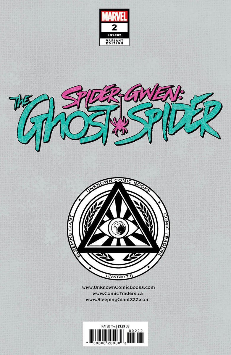 Spider - Gwen: The Ghost - Spider 2 Unknown Comics Leirix Exclusive Var (06/26/2024) - FURYCOMIX