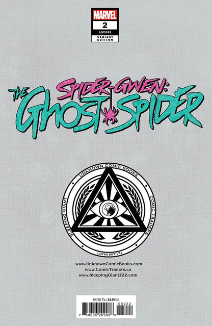 Spider - Gwen: The Ghost - Spider 2 Unknown Comics Leirix Exclusive Var (06/26/2024) - FURYCOMIX