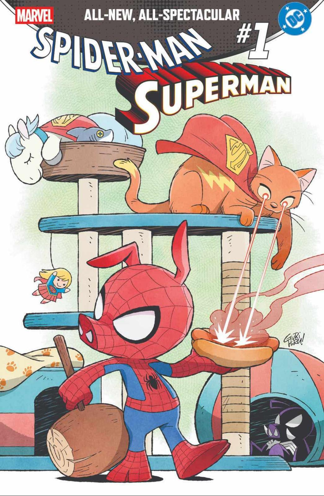 SPIDER-MAN/SUPERMAN 1 GURIHIRU EXCLUSIVE VAR (04/22/2026) - FURYCOMIX