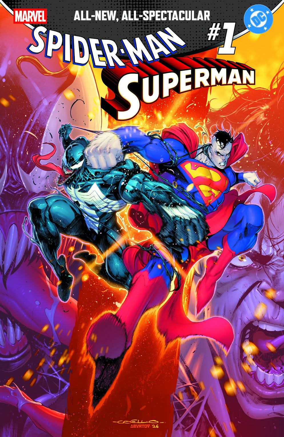 Spider-Man/Superman #1 IBAN COELLO FanExpo Philly Exclusive Trade Dress - FURYCOMIX