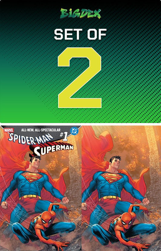 Spider-Man/Superman #1 MARCO CHECCHETTO Trade/Virgin Set - FURYCOMIX