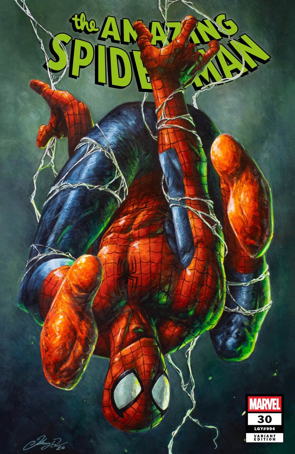 Spiderman #30 JOHNNY DESJARDINS HeroesCon Exclusive TRADE DRESS - FURYCOMIX