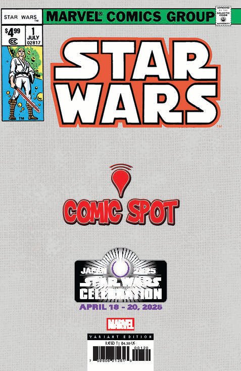Star Wars 1 Facsimile Comics Spot Tyler Kirkham Star Wars Celebration 2025 Exclusive Virgin Var (04/09/2025) - FURYCOMIX