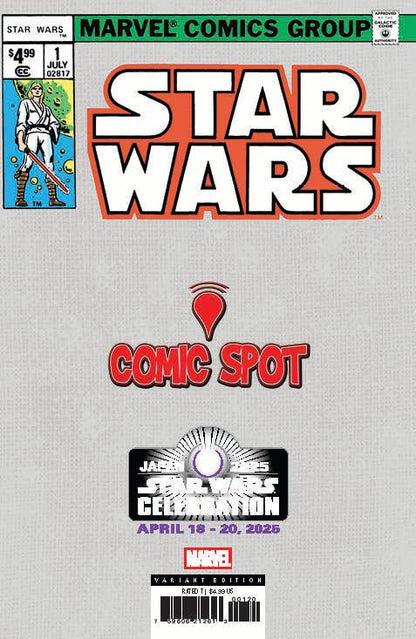 Star Wars 1 Facsimile Comics Spot Tyler Kirkham Star Wars Celebration 2025 Exclusive Virgin Var (04/09/2025) - FURYCOMIX