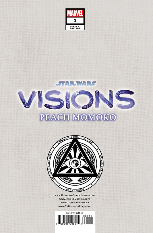 Star Wars: Visions - Peach Momoko 1 Unknown Comics Rickie Yagawa Exclusive Virgin Var (11/15/2023) - FURYCOMIX