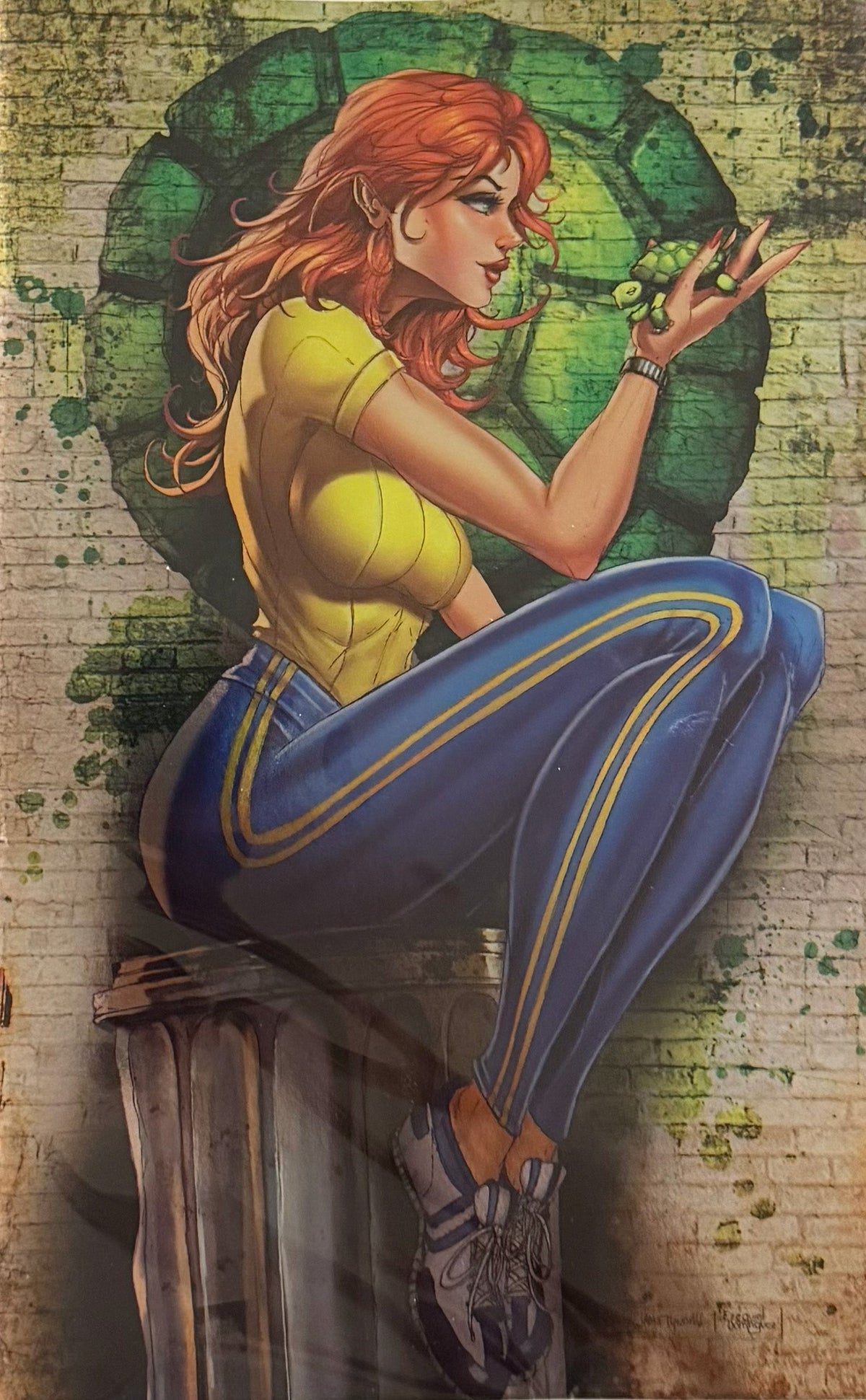 Teenage Mutant Ninja Turtles #13 JAMIE TYNDALL Exclusive Foil Virgin Variant
