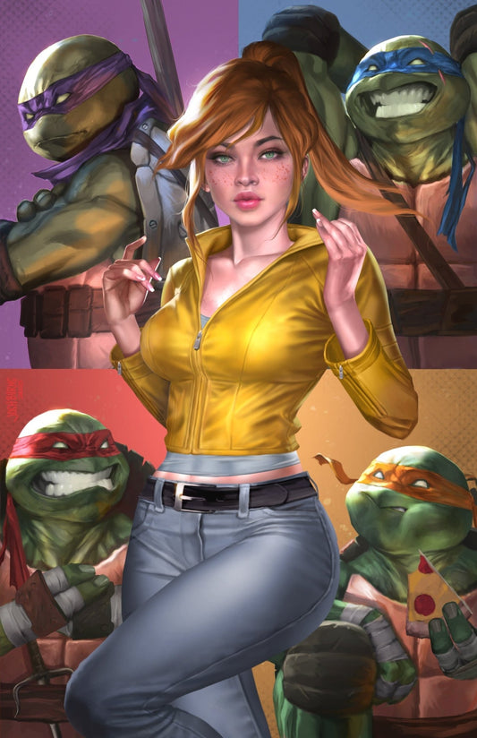 Teenage Mutant Ninja Turtles #14 JOSH BURNS Big Dex Comics Exclusive Virgin Variant - FURYCOMIX