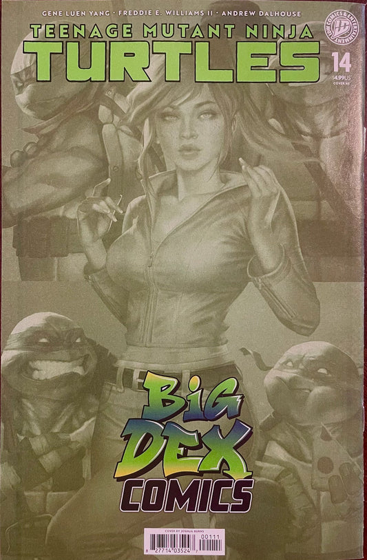 Teenage Mutant Ninja Turtles #14 JOSH BURNS Big Dex Comics Exclusive Virgin Variant - FURYCOMIX