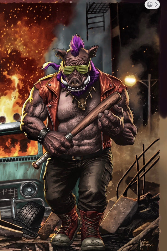 Teenage Mutant Ninja Turtles #19 MICO SUAYAN HeroesCon Exclusive BEBOP Virgin Variant - FURYCOMIX