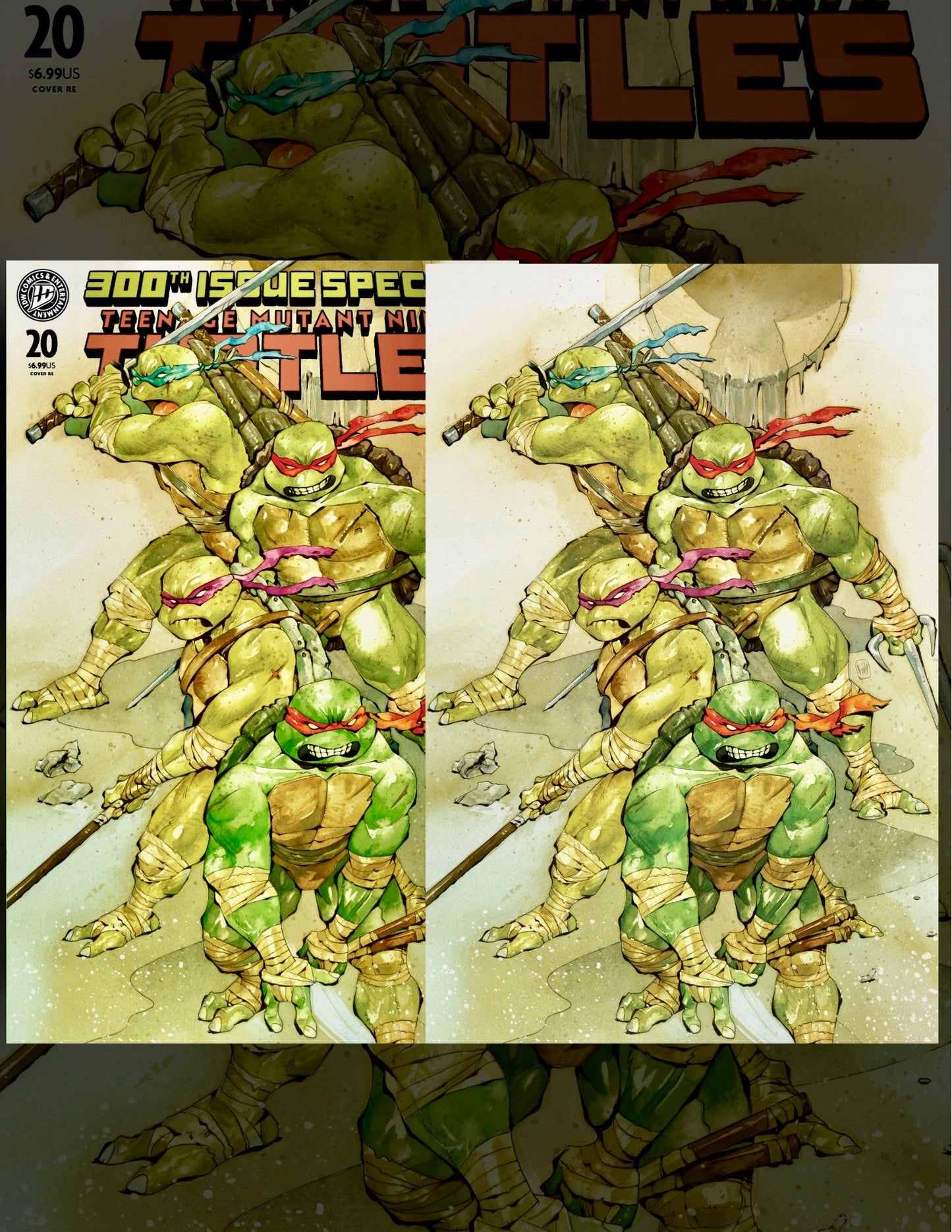 Teenage Mutant Ninja Turtles 20 300Th Issue Special CHUMA HILL EXCLUSIVE SET - FURYCOMIX