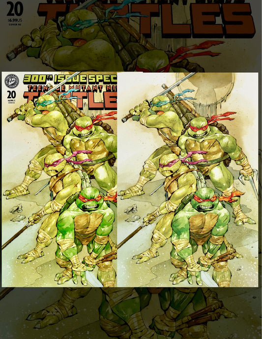 Teenage Mutant Ninja Turtles 20 300Th Issue Special CHUMA HILL EXCLUSIVE SET - FURYCOMIX