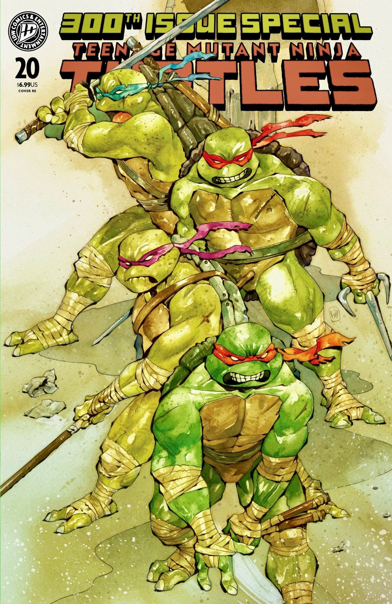 Teenage Mutant Ninja Turtles 20 300Th Issue Special CHUMA HILL TRADE DRESS EXCLUSIVE - FURYCOMIX