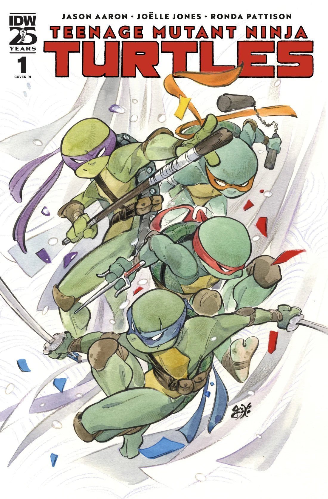 Teenage Mutant Ninja Turtles 2024) #1 1:100 Peach Momoko Variant - FURYCOMIX